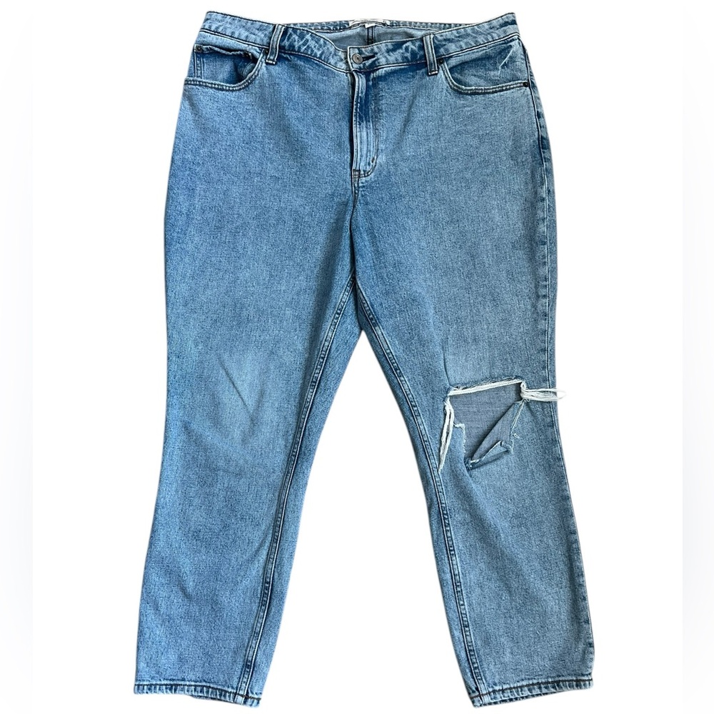 Abercrombie & Fitch A&F Women 16s/33 Short Distressed High Rise Skinny Jeans